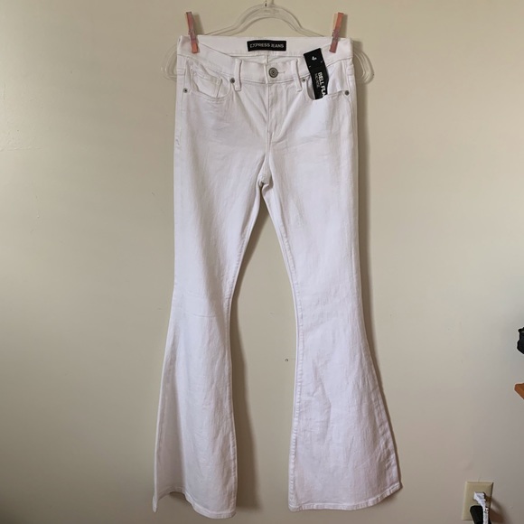LAST PAIR! 🌴NWT Express Bell Flare midrise jean. - Picture 5 of 5